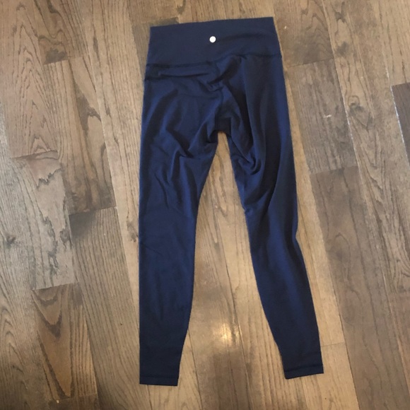 GUC Lululemon Wunder Under Hi-Rise Pants 28” Navy - Picture 9 of 13